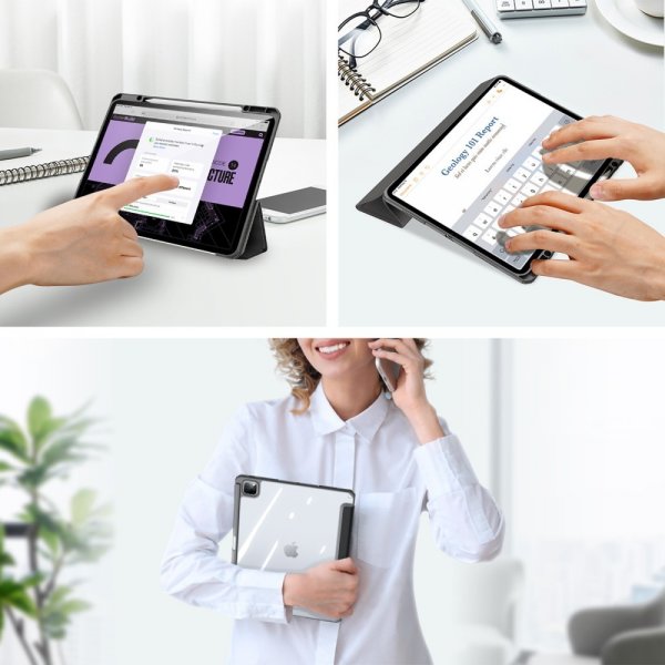 Dux Ducis iPad Pro 13 (M4/M5) -suojakotelo, TOBY-sarja, musta