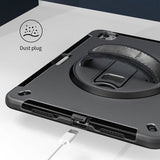 4smarts iPad Pro 13 (M4/M5) Kuori Rugged Kotelo Grip Musta