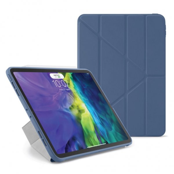 Pipetto iPad Air 10.9 (sukupolvi 4/5) Suojakotelo Origami Laivastonsininen