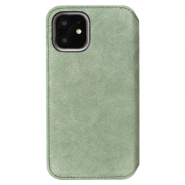 Krusell iPhone 11 -kotelo Broby PhoneWallet Olive