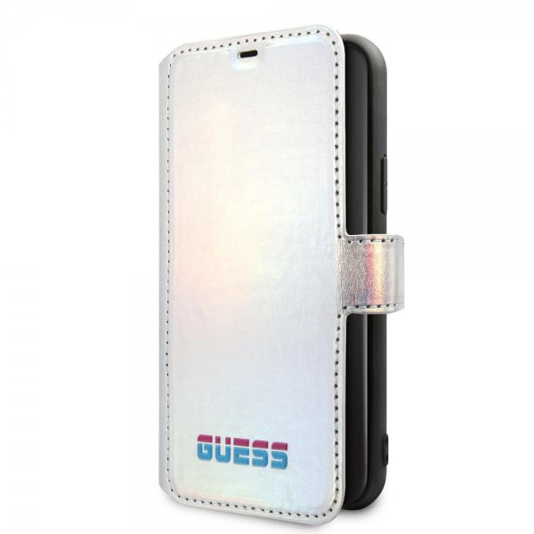 Guess iPhone 11 -kotelo Iridescent Cover, hopea