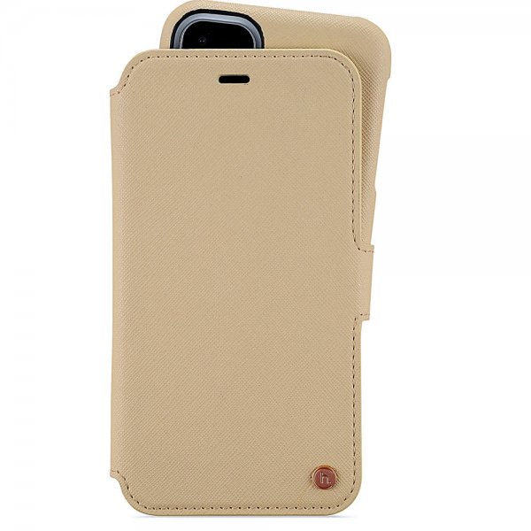 holdit iPhone 11 -suojakotelo, Stockholm, irrotettava kuori, Caramel Beige