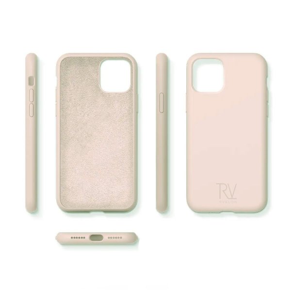Rvelon iPhone 11 -suojakuori, silikonia, beige