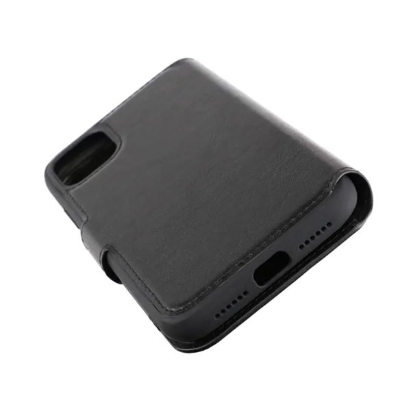 Rvelon iPhone 11 -kotelo, taitettava korttitasku, musta