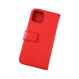 Rvelon iPhone 11 -kotelo, aitoa nahkaa, punainen