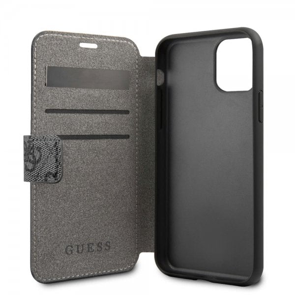 Guess iPhone 11 Pro Max -kotelo, monogrammi, harmaa