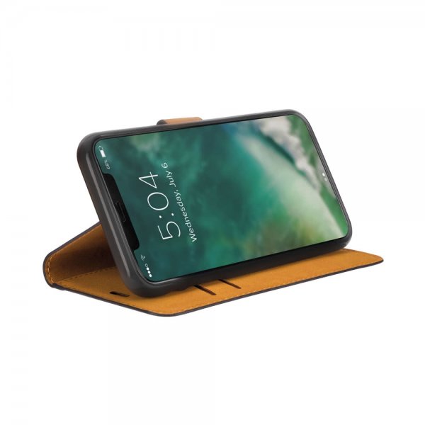 Xqisit iPhone 11 Pro Max -lompakkokotelo, Slim Wallet Selection, musta