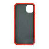 iPhone 11 Pro Max Kuori Iskunkestävä TPU Punainen Musta