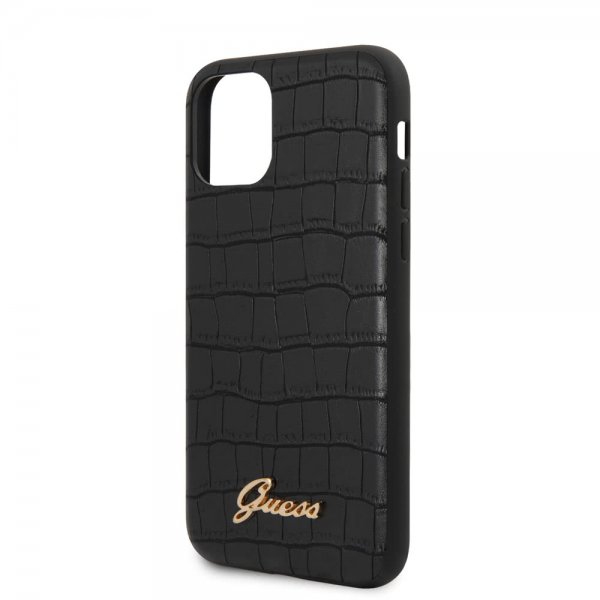 Guess iPhone 11 Pro Max Suojakuori Croco Musta