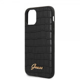 Guess iPhone 11 Pro Max Suojakuori Croco Musta