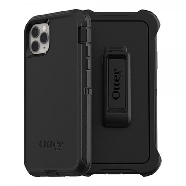 Otterbox iPhone 11 Pro Max -kuori Defender Musta