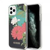 Guess iPhone 11 Pro Max Kuoret Flower Edition N.1 Musta