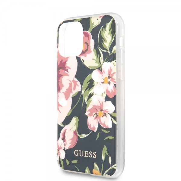 Guess iPhone 11 Pro Max -kuori Flower Edition N.3 Navy