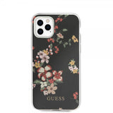 Guess iPhone 11 Pro Max Kuori Flower Edition N.4 Musta