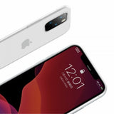 Baseus iPhone 11 Pro Max -kuori, Jelly Liquid Silica Gel, valkoinen