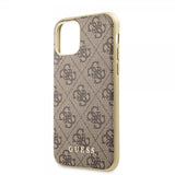 Guess iPhone 11 Pro Max -kuori Monogram, ruskea