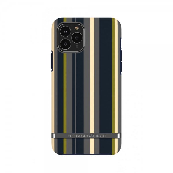 Richmond & Finch iPhone 11 Pro Max -kuori Navy Stripes