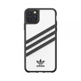 Adidas iPhone 11 Pro Max -kuori TAI 3 Stripes Snap Case PU FW19 Valkoinen Musta