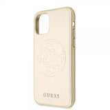 Guess iPhone 11 Pro Max -kuoret Saffiano Cover Kulta
