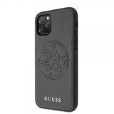 Guess iPhone 11 Pro Max Kuori Saffiano Cover Musta