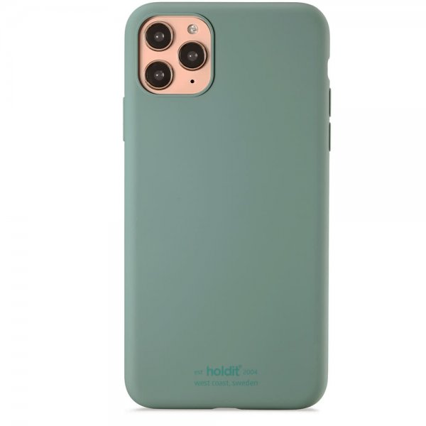 holdit iPhone 11 Pro Max Silikonikuori Moss Green