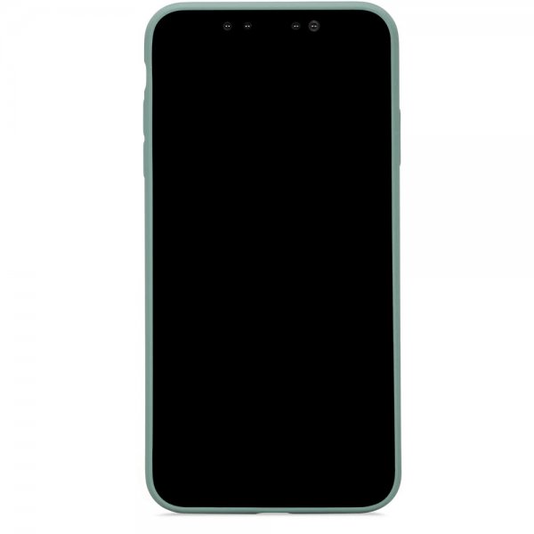 holdit iPhone Xs Max Silikonisuojakuori Moss Green