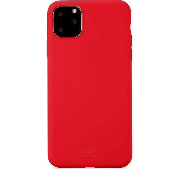 holdit iPhone 11 Pro Max Kuori Silikoni Ruby Red