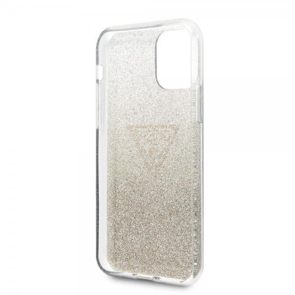Guess iPhone 11 Pro Max -kuori Solid Glitter Cover Kulta
