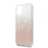 Guess iPhone 11 Pro Max -kuori Solid Glitter Cover, pinkki