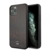 Mercedes Benz iPhone 11 Pro Max Kuori Wood Line Rosewood