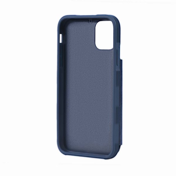 iPhone 11 Pro Max Kuoret Taitettava Korttipidike Sininen