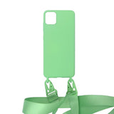 iPhone 11 Pro Silikonikuori Kaulanauhalla Vihreä
