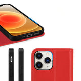 Rvelon iPhone 11 Pro Kotelo Aitoa Nahkaa Punainen