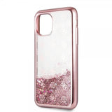 Guess iPhone 11 Pro Kuori Glitter Cover Ruusukulta