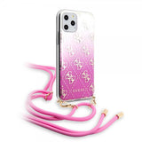 Guess iPhone 11 Pro Kuori Gradient Cover Ruusunpunainen