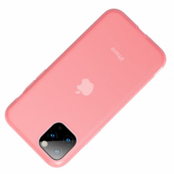 Baseus iPhone 11 Pro -kuoret, Jelly Liquid Silica Gel, punainen