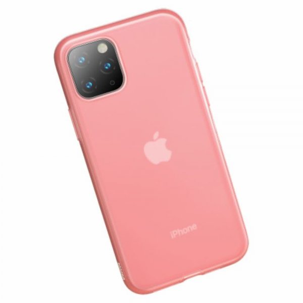 Baseus iPhone 11 Pro -kuoret, Jelly Liquid Silica Gel, punainen