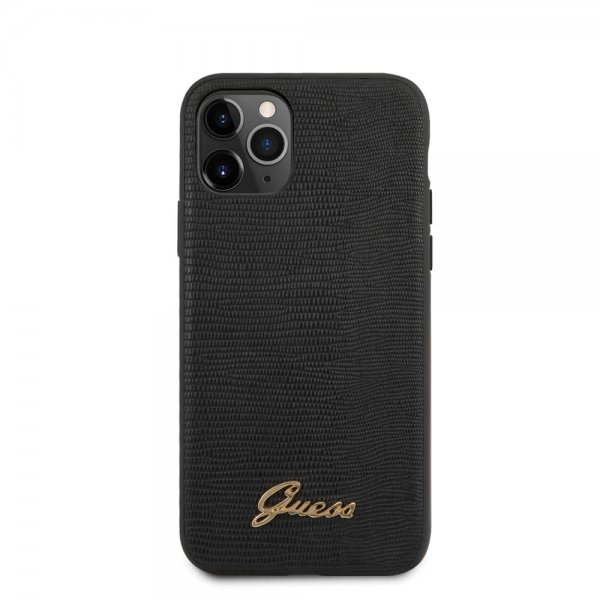 Guess iPhone 11 Pro Kuori Lizard Musta