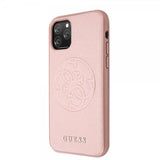 Guess iPhone 11 Pro Kuori Saffiano Cover Ruusukulta