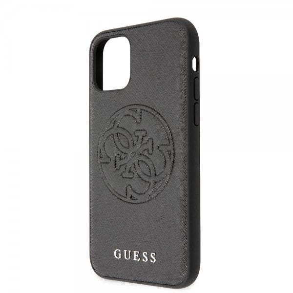 Guess iPhone 11 Pro Kuori Saffiano Suojus Musta