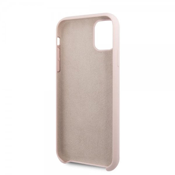 Guess iPhone 11 Pro Kuori Silikonikansi Vintage Pink
