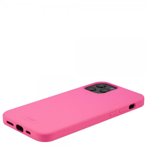 holdit iPhone 11 Pro Kuori Silikoni Bright Pink