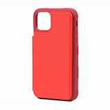 iPhone 11 Pro -suojakuori, taitettava korttipidike, punainen