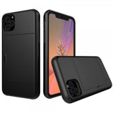iPhone 11 Suojakuori Korttilokerolla Musta