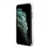Guess iPhone 11 -suojakuori Golden Marble MagSafe, musta