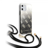 Guess iPhone 11 -suojakuori, Gradient Cover, musta