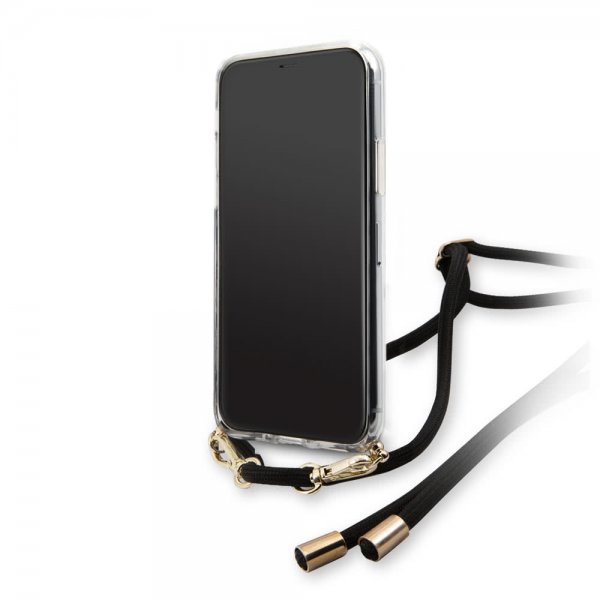 Guess iPhone 11 -suojakuori, Gradient Cover, musta