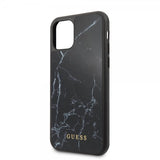 Guess iPhone 11 -kuoret Marble Cover musta