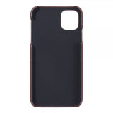Onsala iPhone 11 -suojakuori, jossa korttipaikka, ruskea