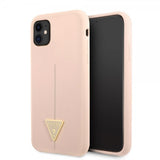 Guess iPhone 11 -suojakuori, Metal Triangle, ruusukulta
